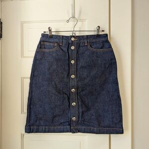 APC Denim Mini Skirt